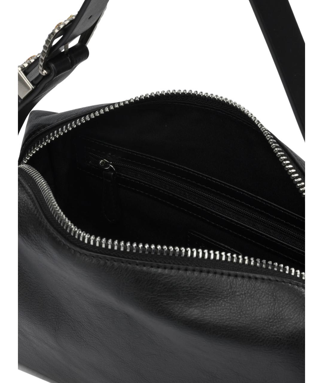 PINKO Черная кожаная сумка через плечо, фото 5