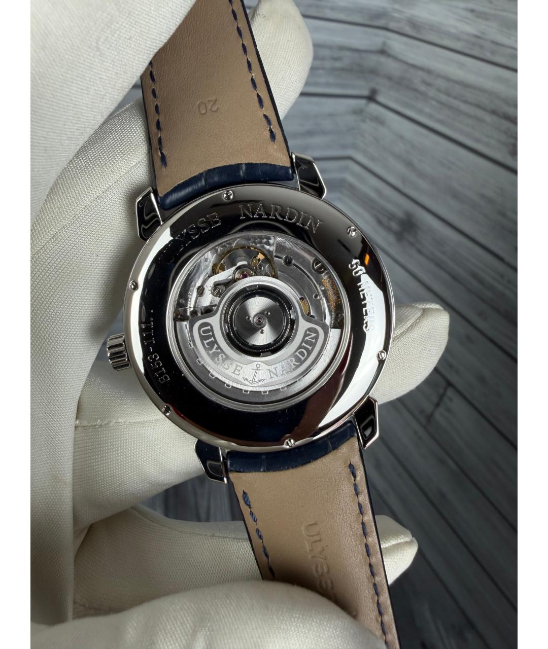 Ulysse Nardin Темно-синие часы, фото 7