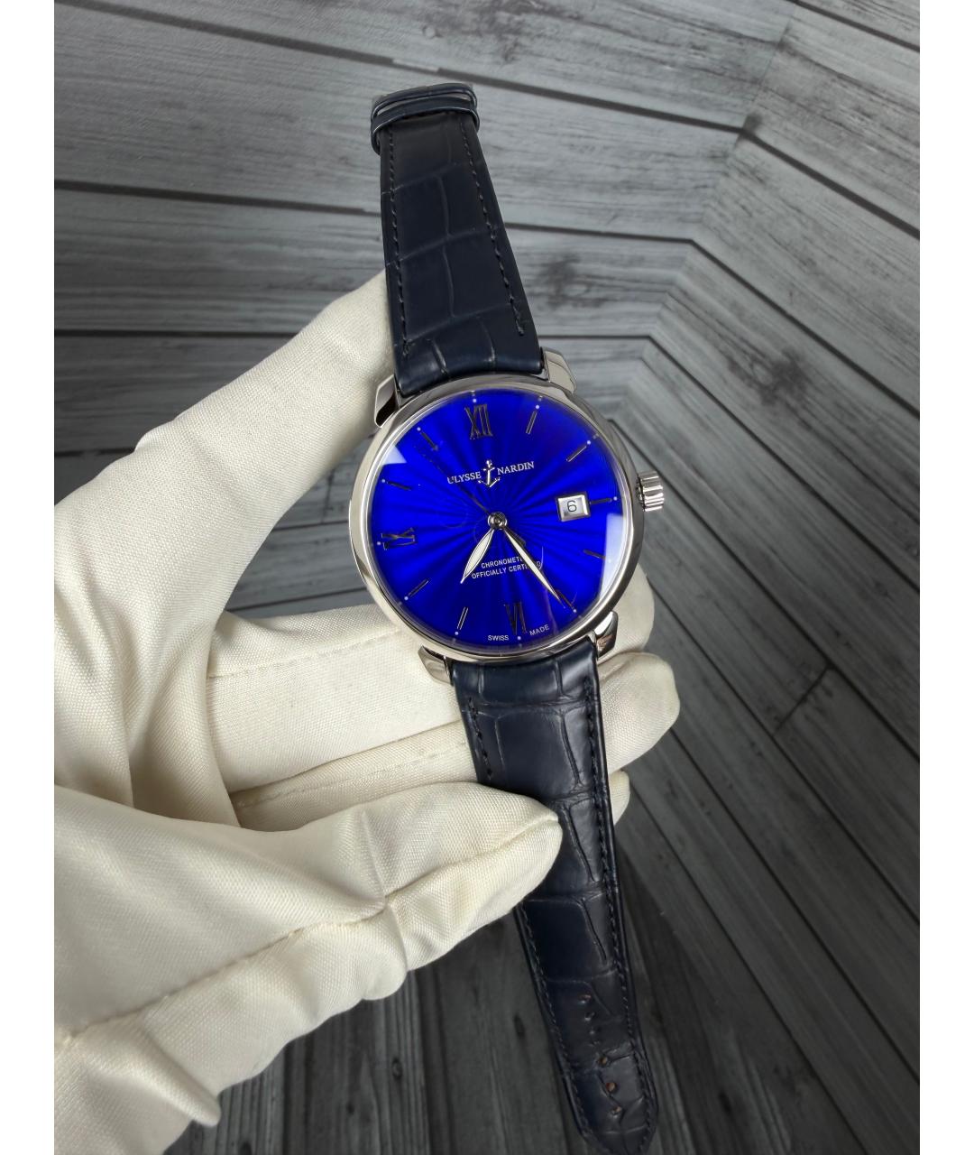 Ulysse Nardin Темно-синие часы, фото 2