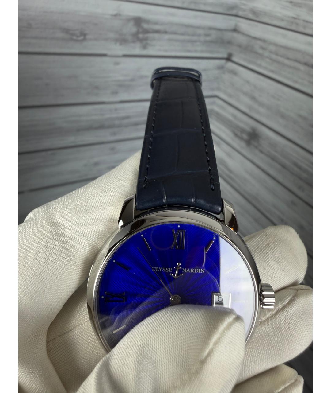 Ulysse Nardin Темно-синие часы, фото 5