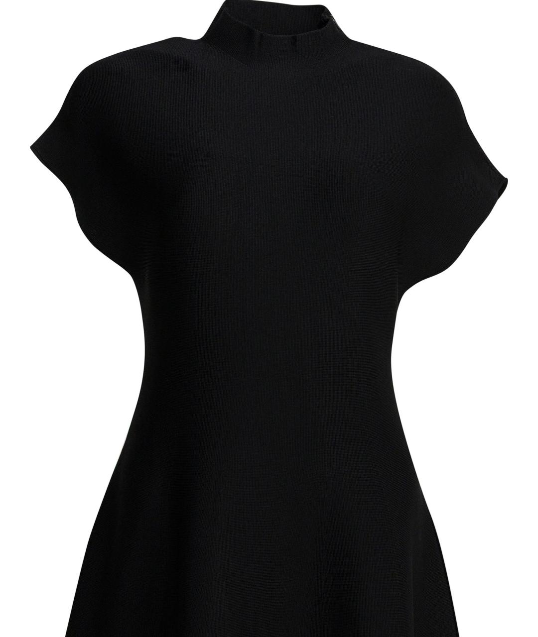 KHAITE Черное вискозное повседневное платье, фото 3