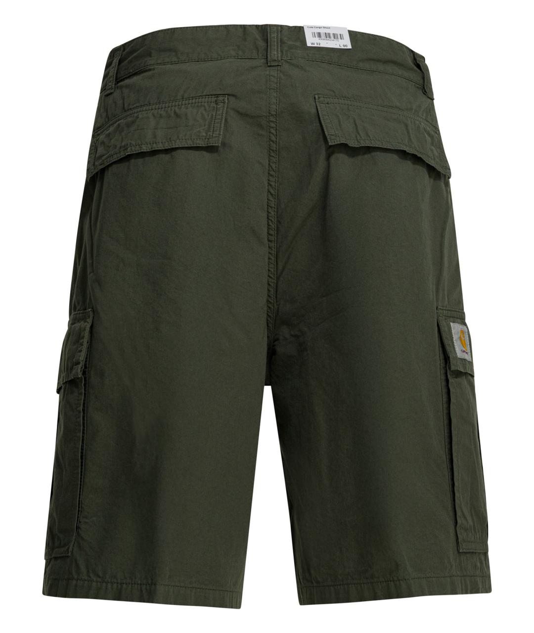 CARHARTT WIP Зеленые хлопковые шорты, фото 2