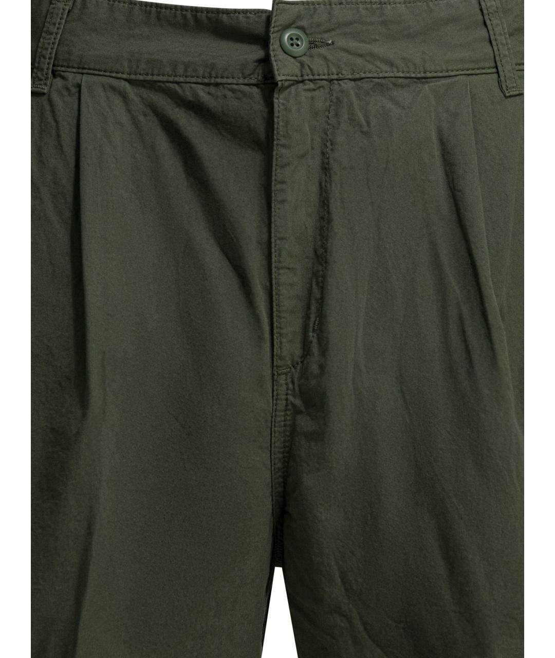CARHARTT WIP Зеленые хлопковые шорты, фото 3