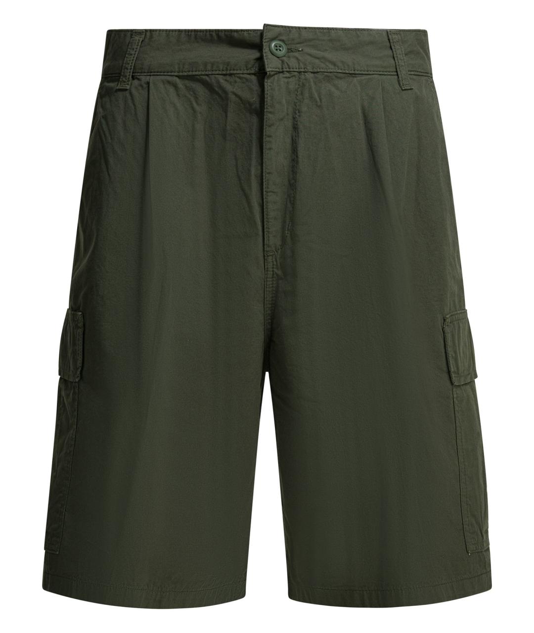 CARHARTT WIP Зеленые хлопковые шорты, фото 1