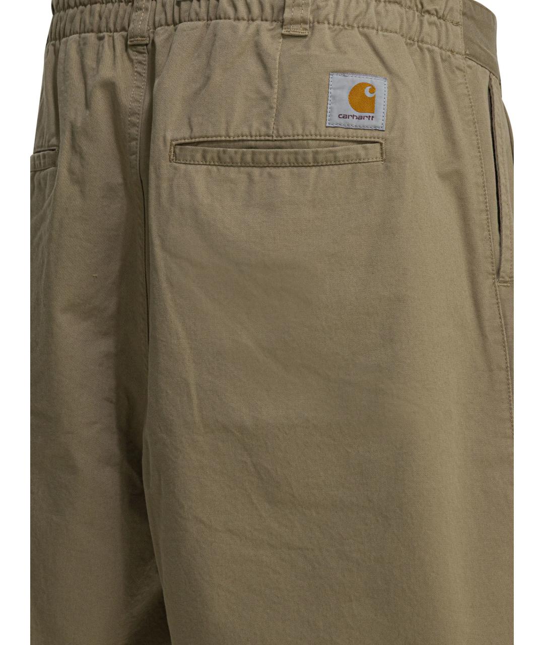 CARHARTT WIP Бежевые хлопковые шорты, фото 4