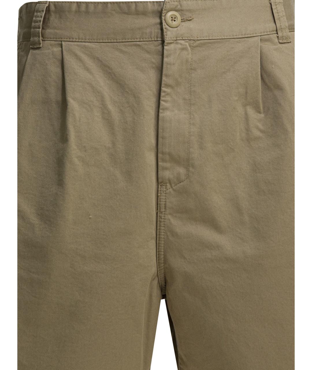 CARHARTT WIP Бежевые хлопковые шорты, фото 3