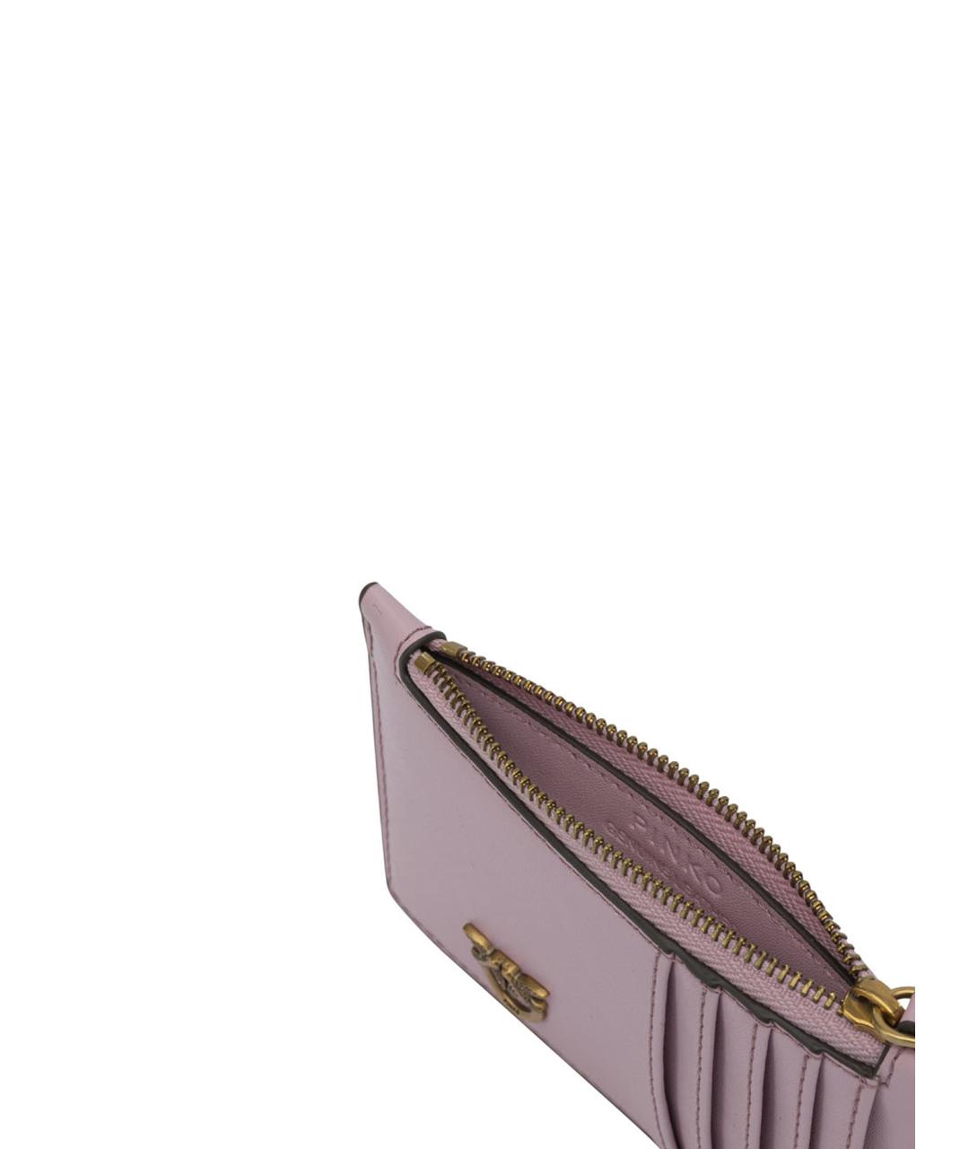 PINKO Розовый кожаный кардхолдер, фото 5