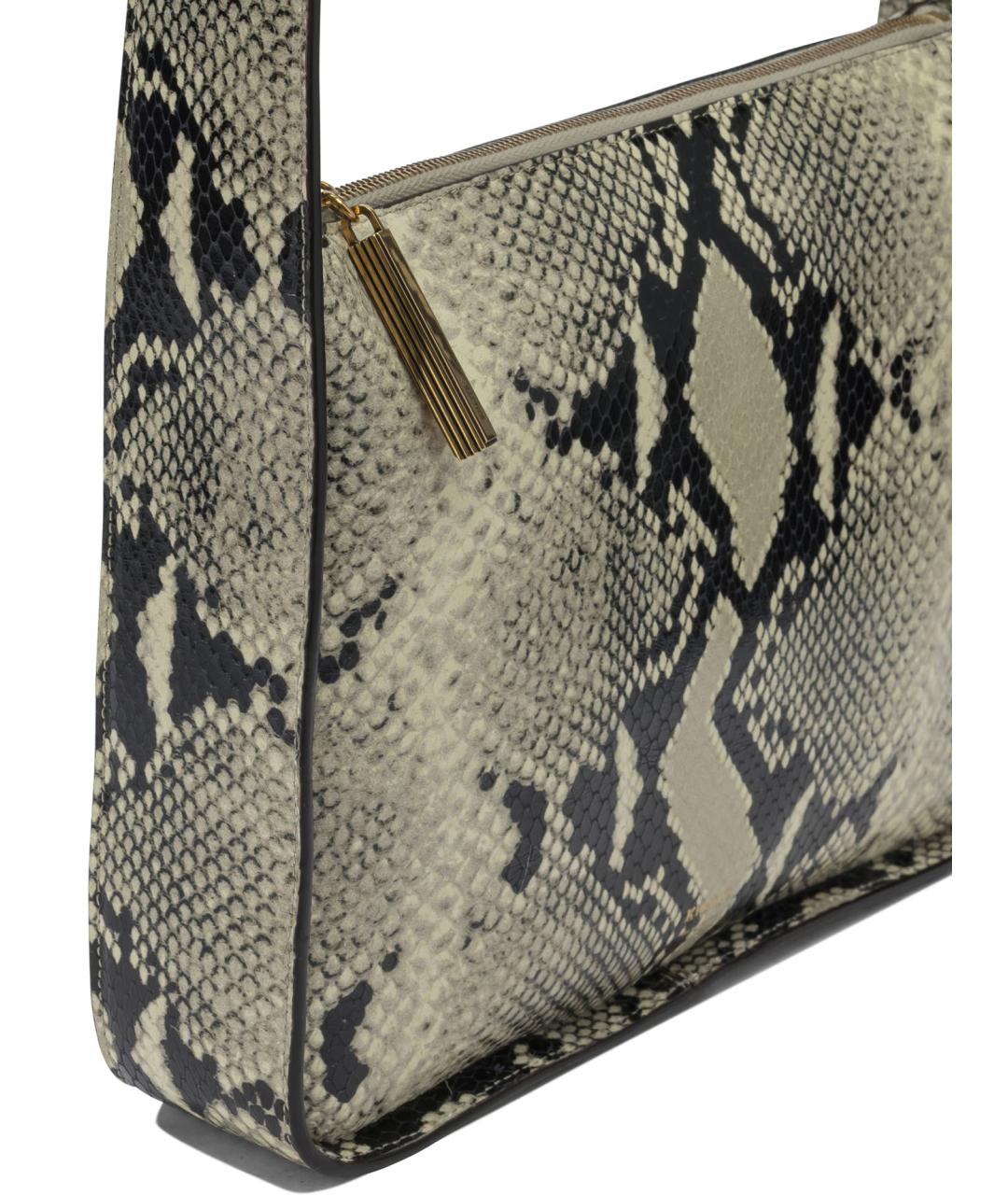 KHAITE Бежевая кожаная сумка через плечо, фото 4