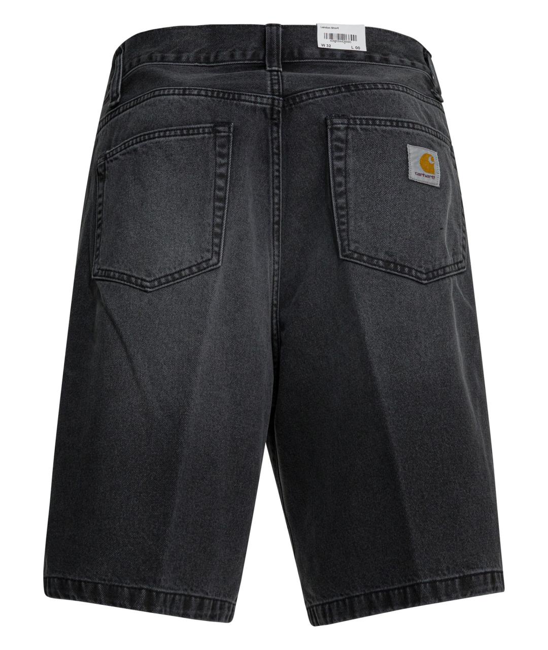 CARHARTT WIP Черные хлопковые шорты, фото 2