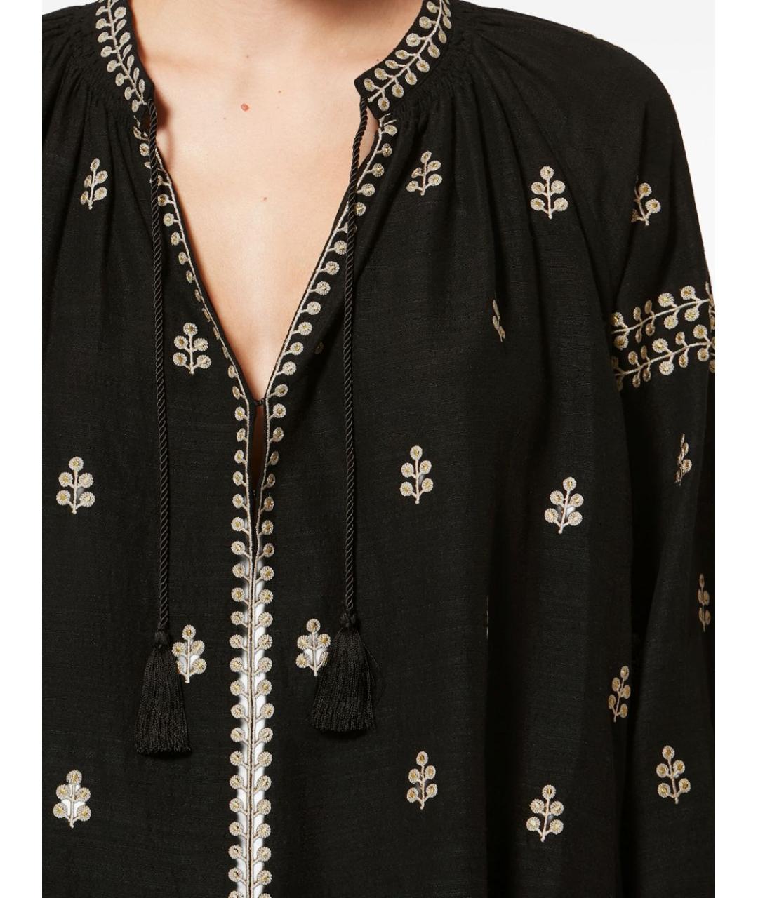 ISABEL MARANT Черная шелковая рубашка, фото 5