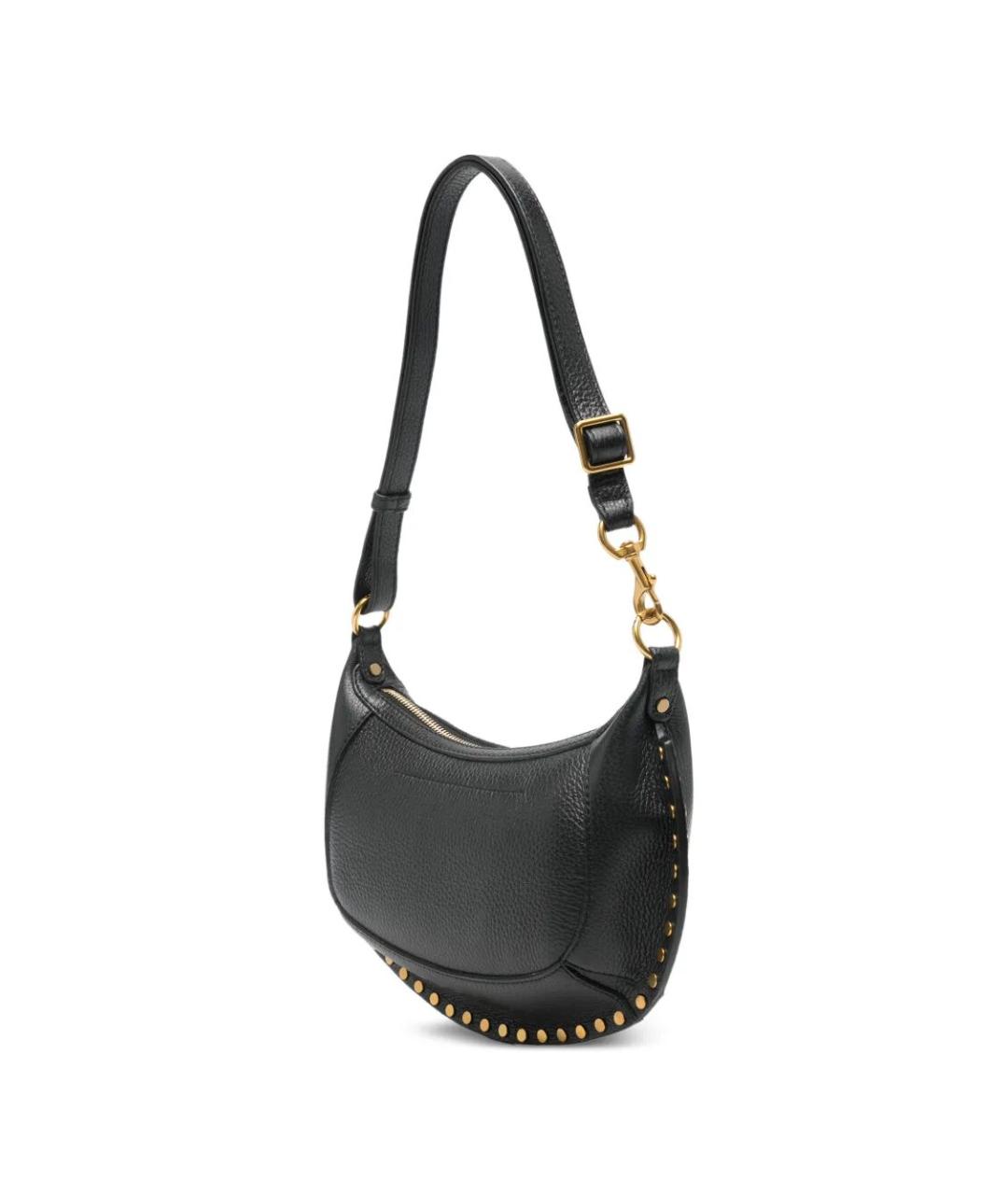 ISABEL MARANT Черная кожаная сумка через плечо, фото 3