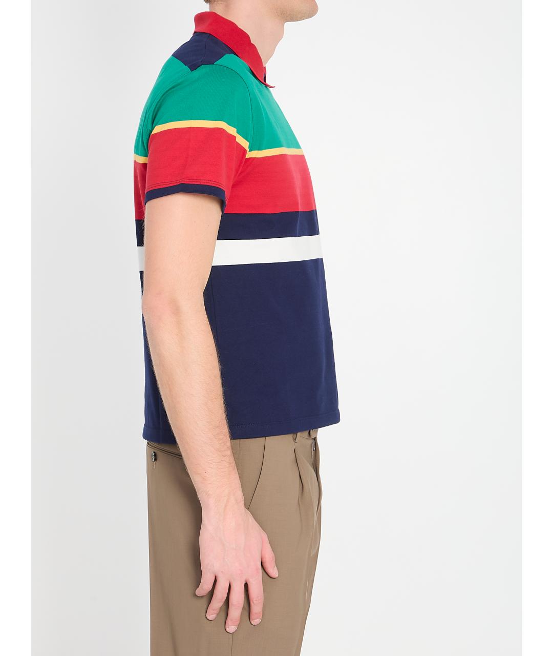 VERSACE Мульти хлопковая футболка, фото 3