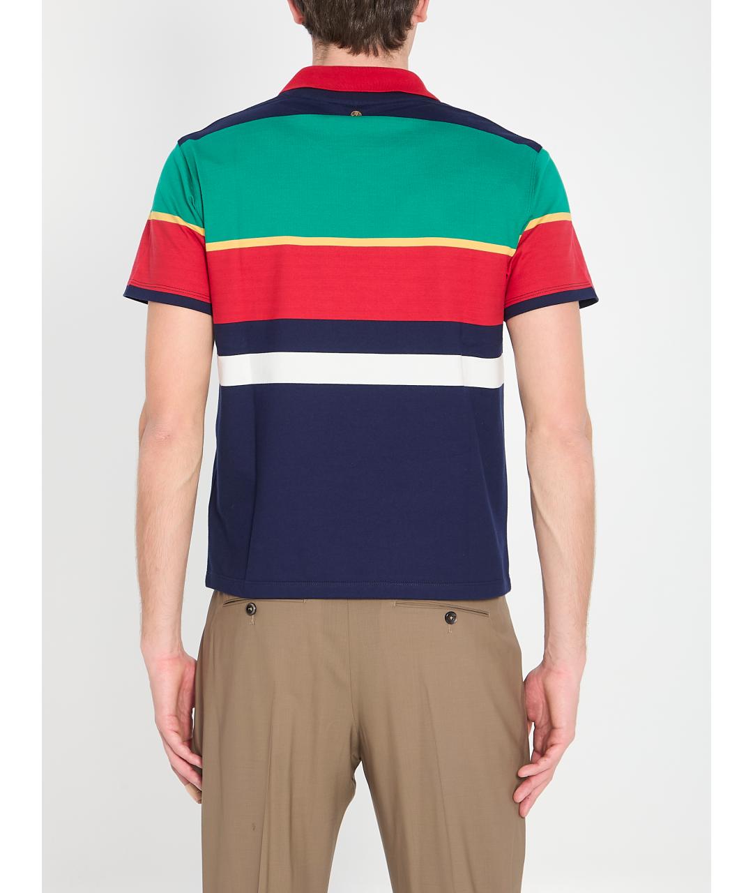 VERSACE Мульти хлопковая футболка, фото 4