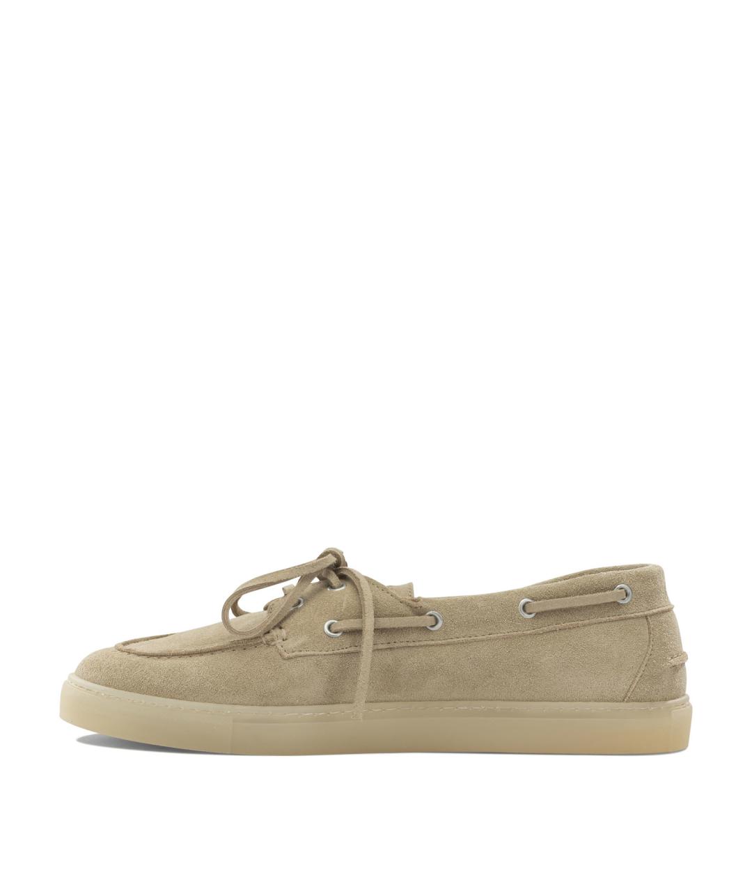 COPENHAGEN Бежевые замшевые лоферы, фото 3