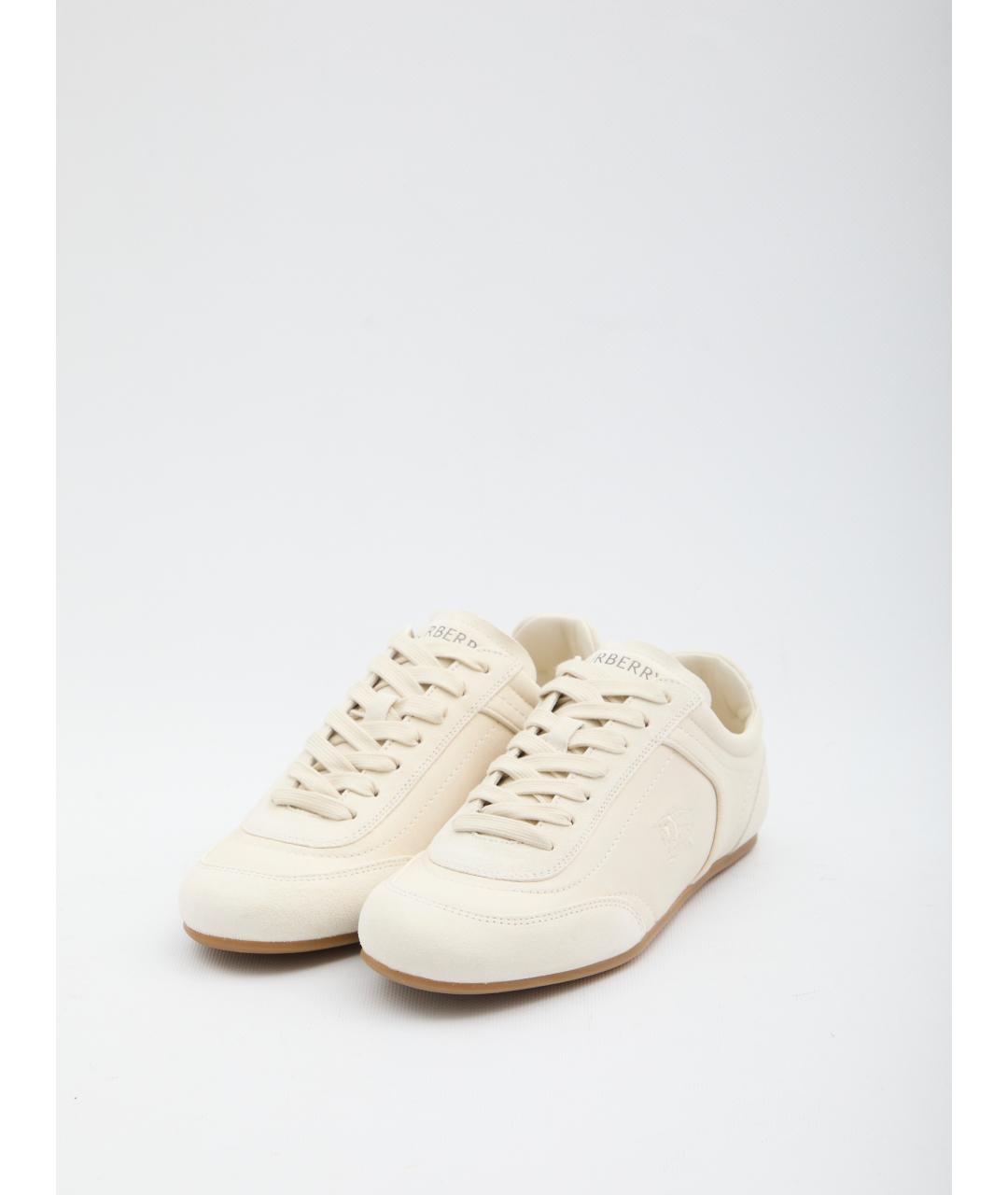 BURBERRY Бежевые кроссовки, фото 2