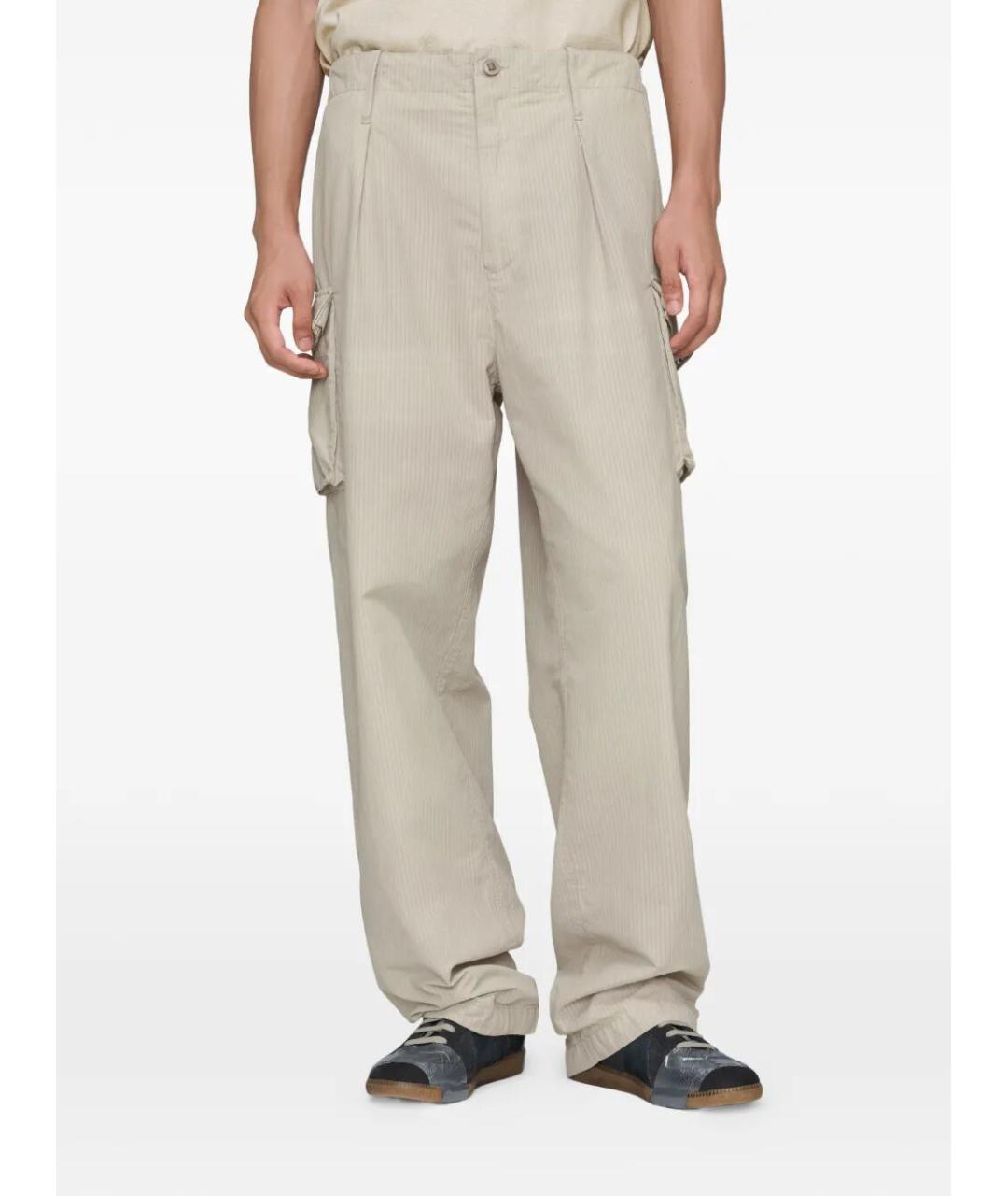 MAISON MARGIELA Хлопковые повседневные брюки, фото 3