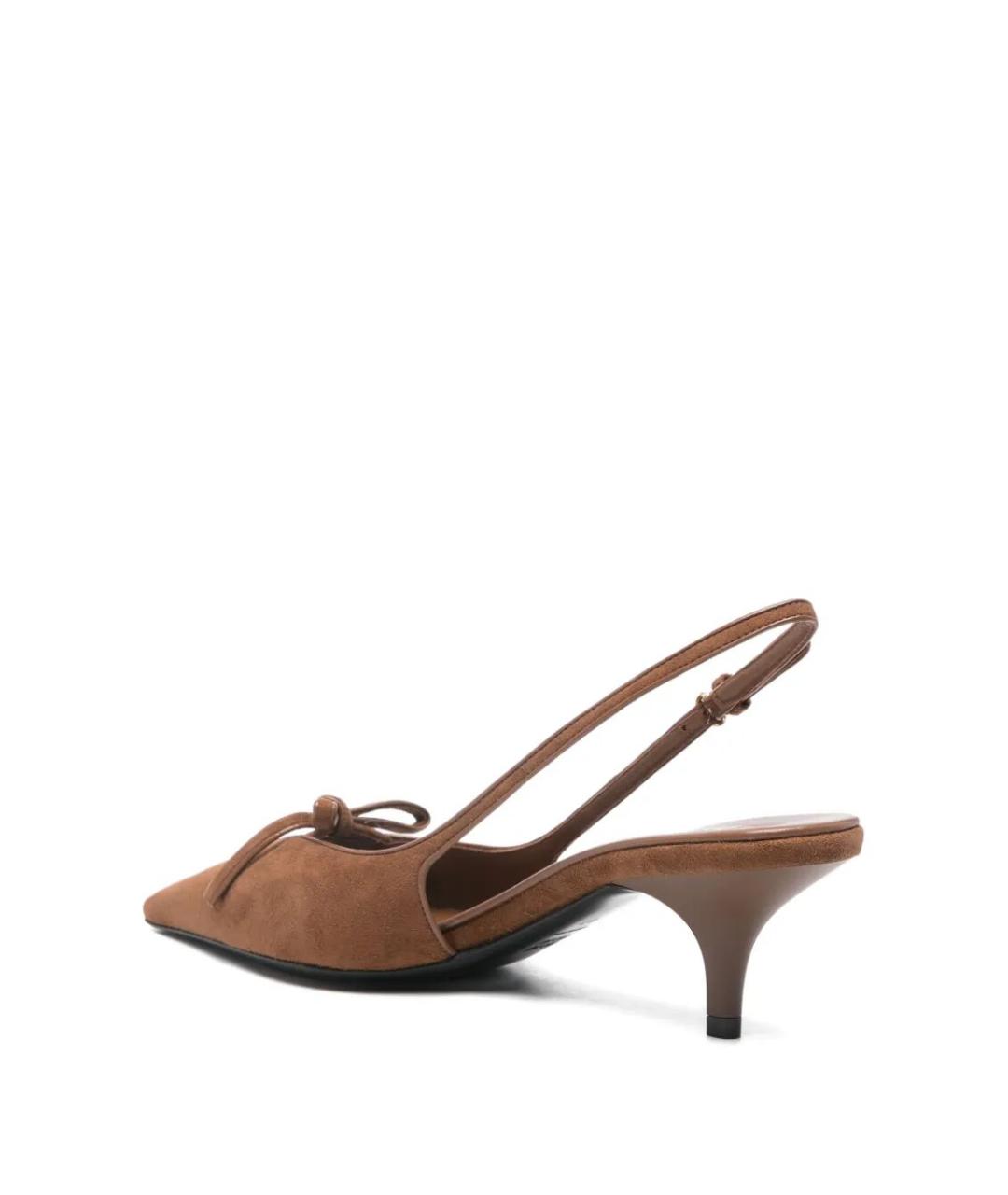 MIU MIU Коричневые замшевые туфли, фото 2