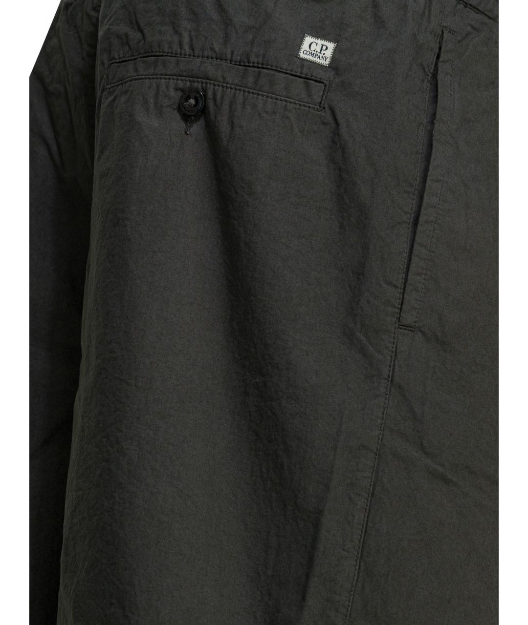 CP COMPANY Серые хлопковые шорты, фото 3