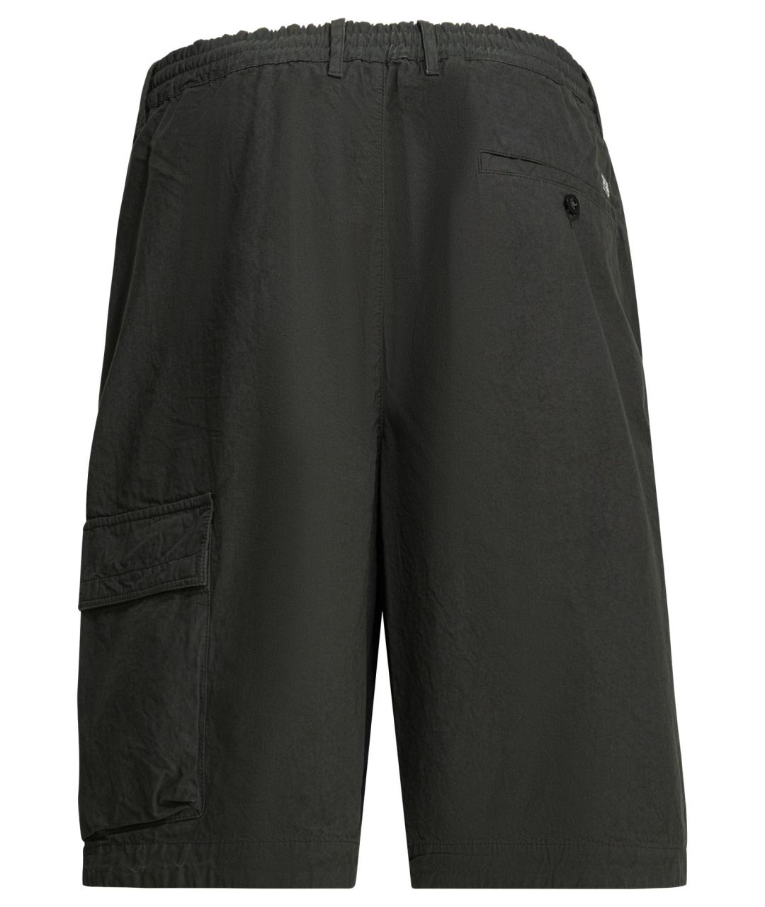 CP COMPANY Серые хлопковые шорты, фото 2