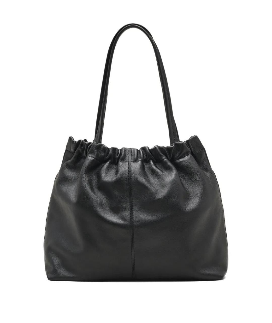 MARC JACOBS Черная кожаная сумка тоут, фото 3