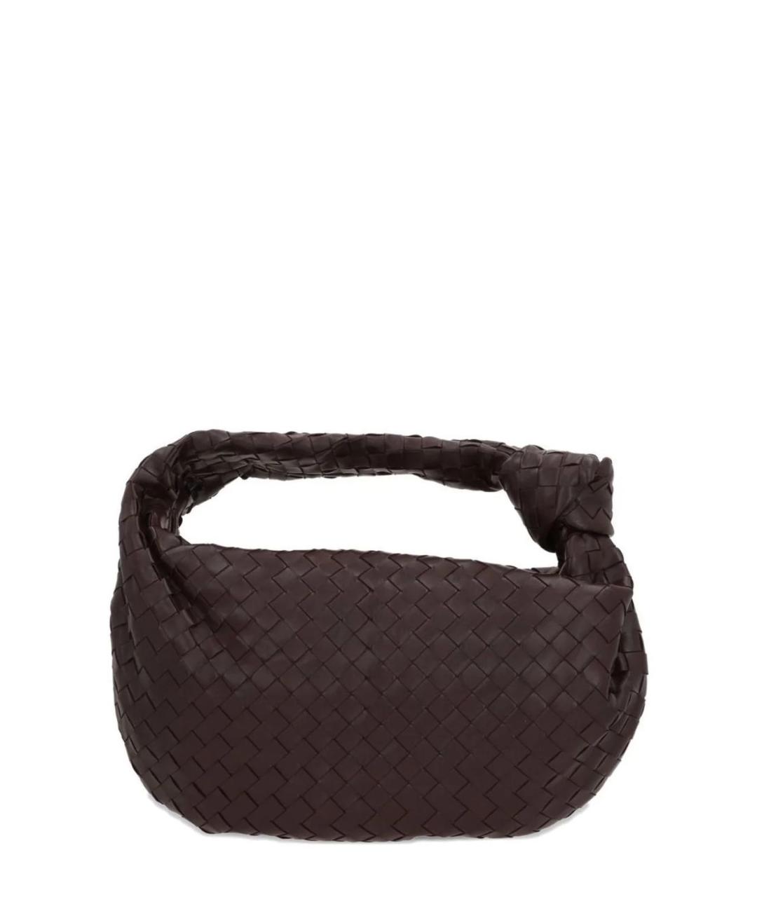 BOTTEGA VENETA Бордовая кожаная сумка через плечо, фото 2