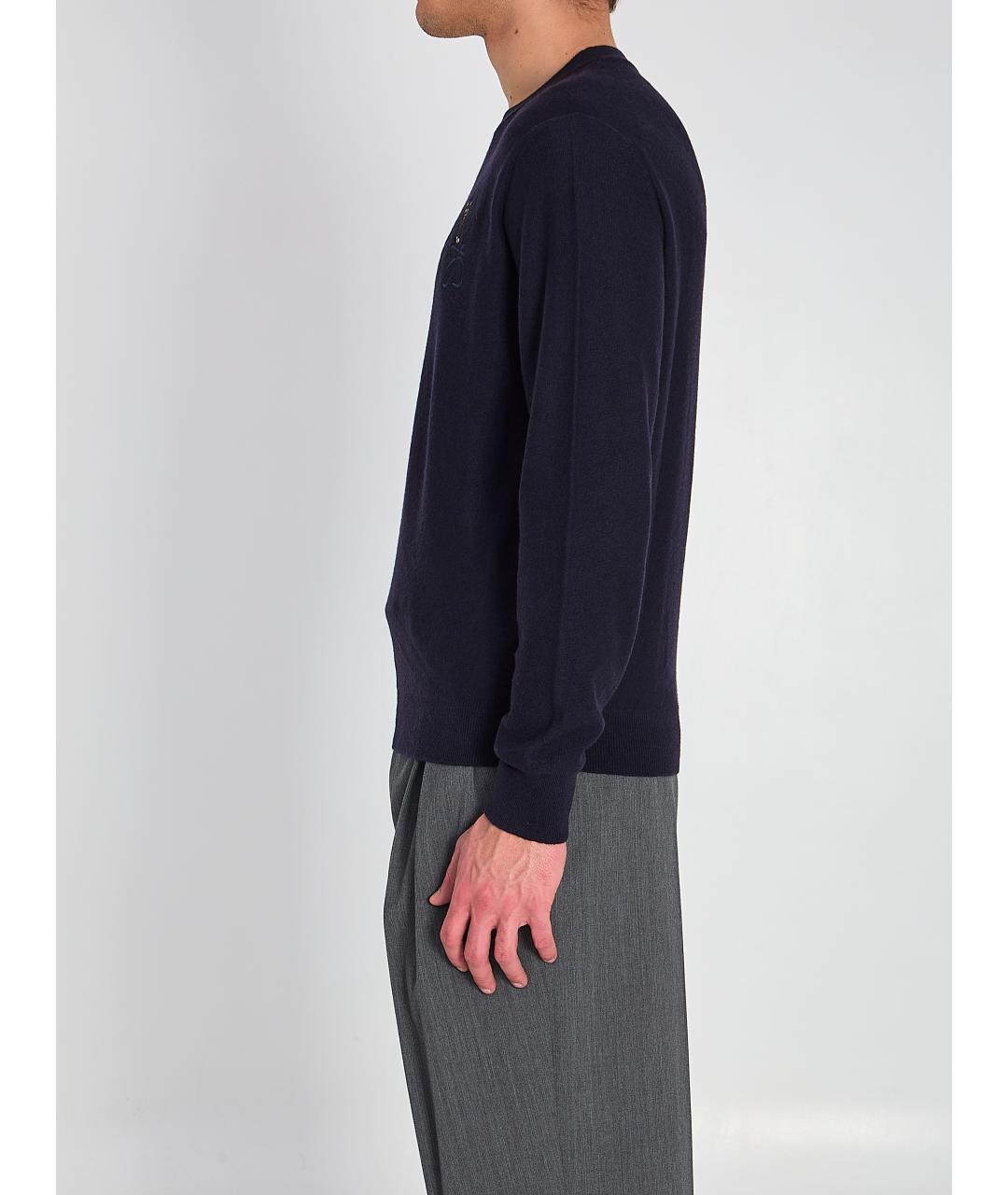 LOEWE Синий шерстяной джемпер / свитер, фото 3