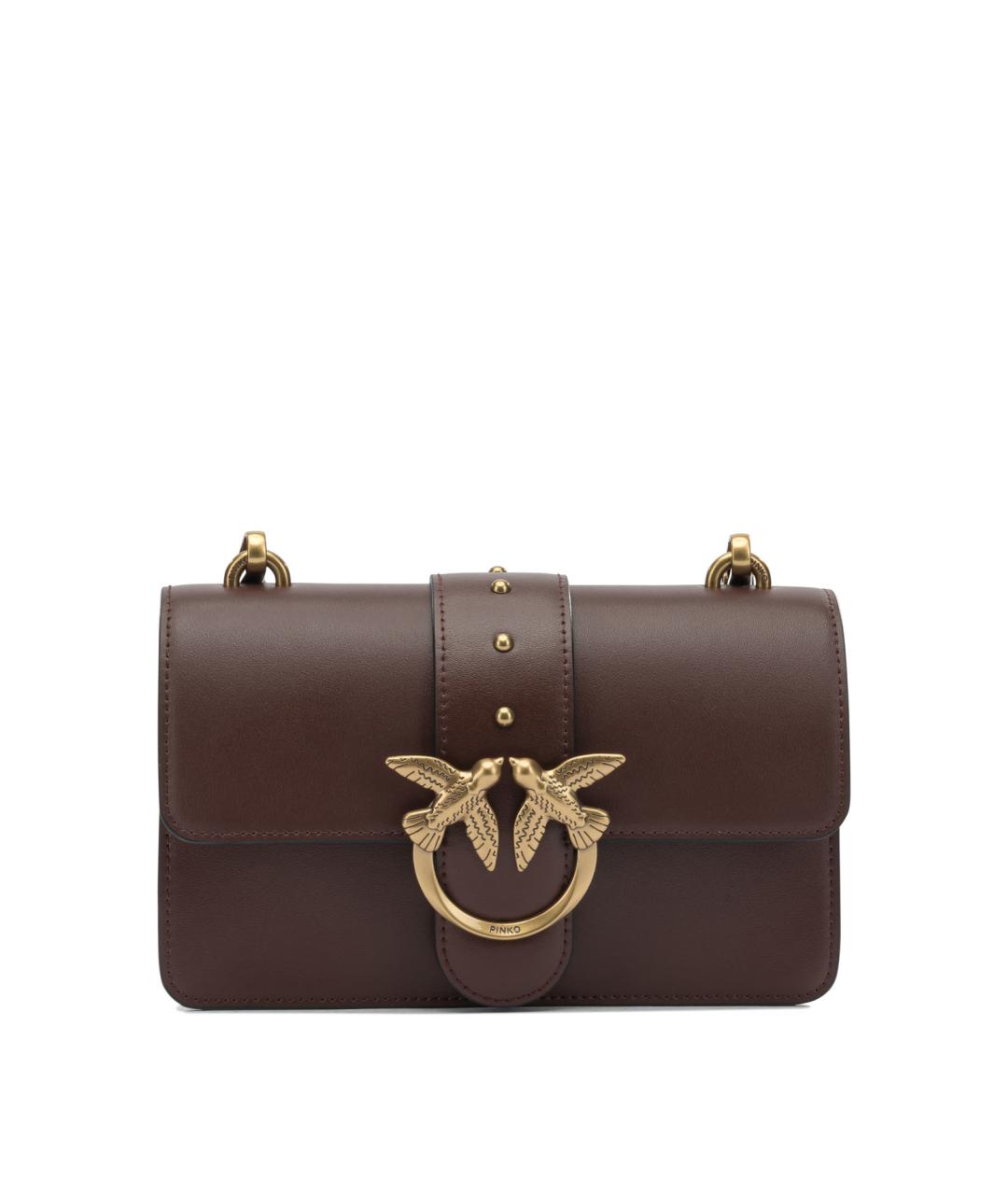 PINKO Коричневая сумка через плечо, фото 1