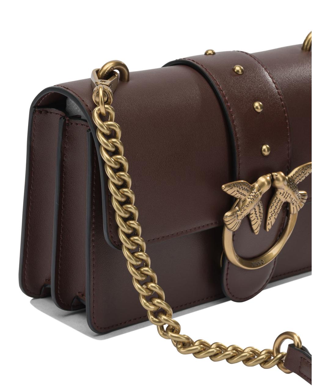 PINKO Коричневая сумка через плечо, фото 4