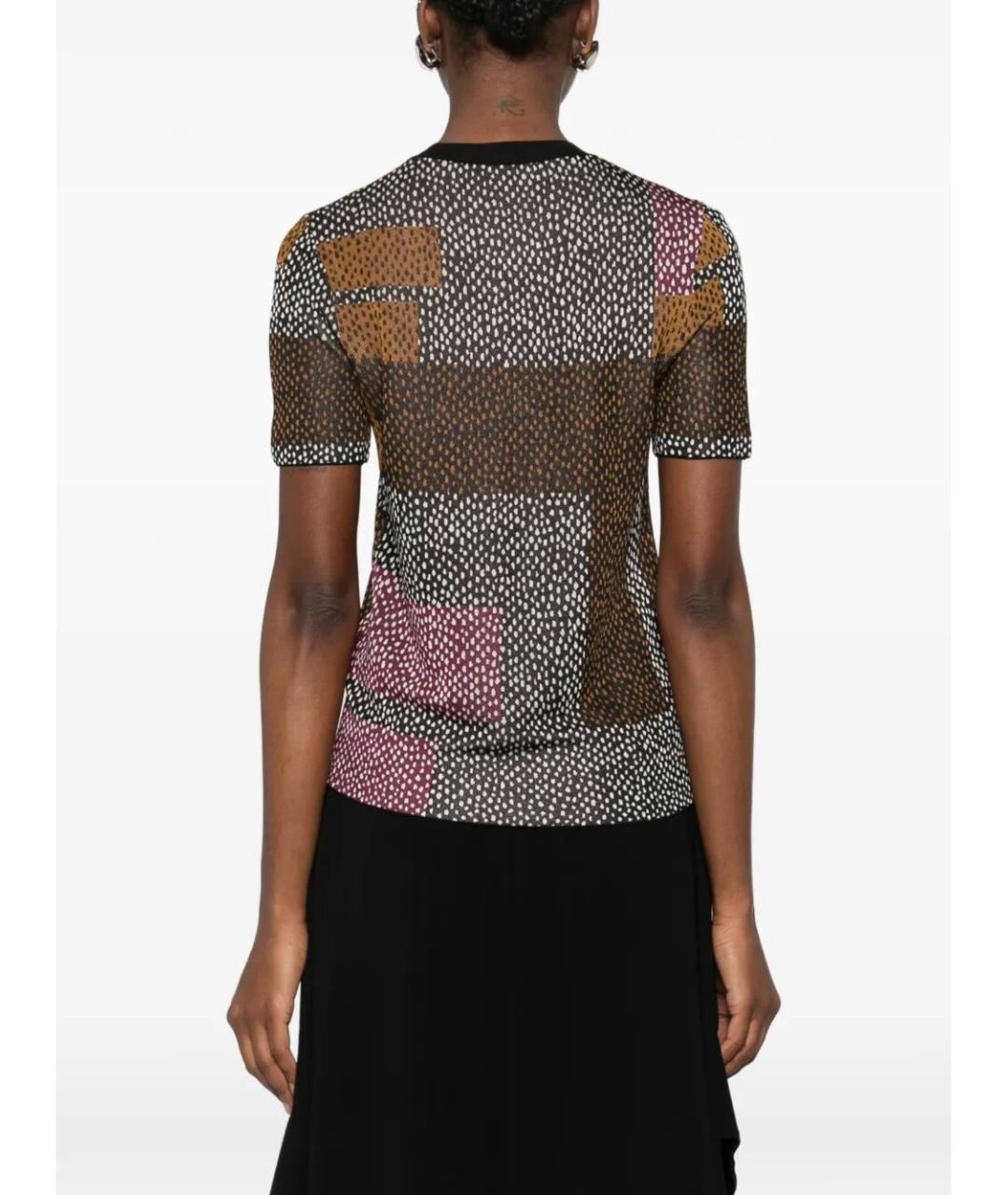 FENDI Коричневый вискозный джемпер / свитер, фото 3