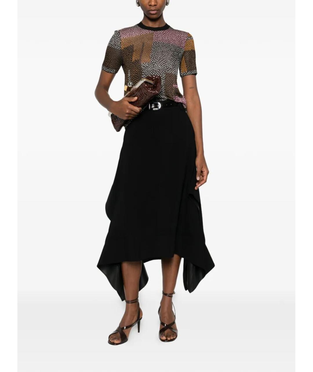 FENDI Коричневый вискозный джемпер / свитер, фото 2