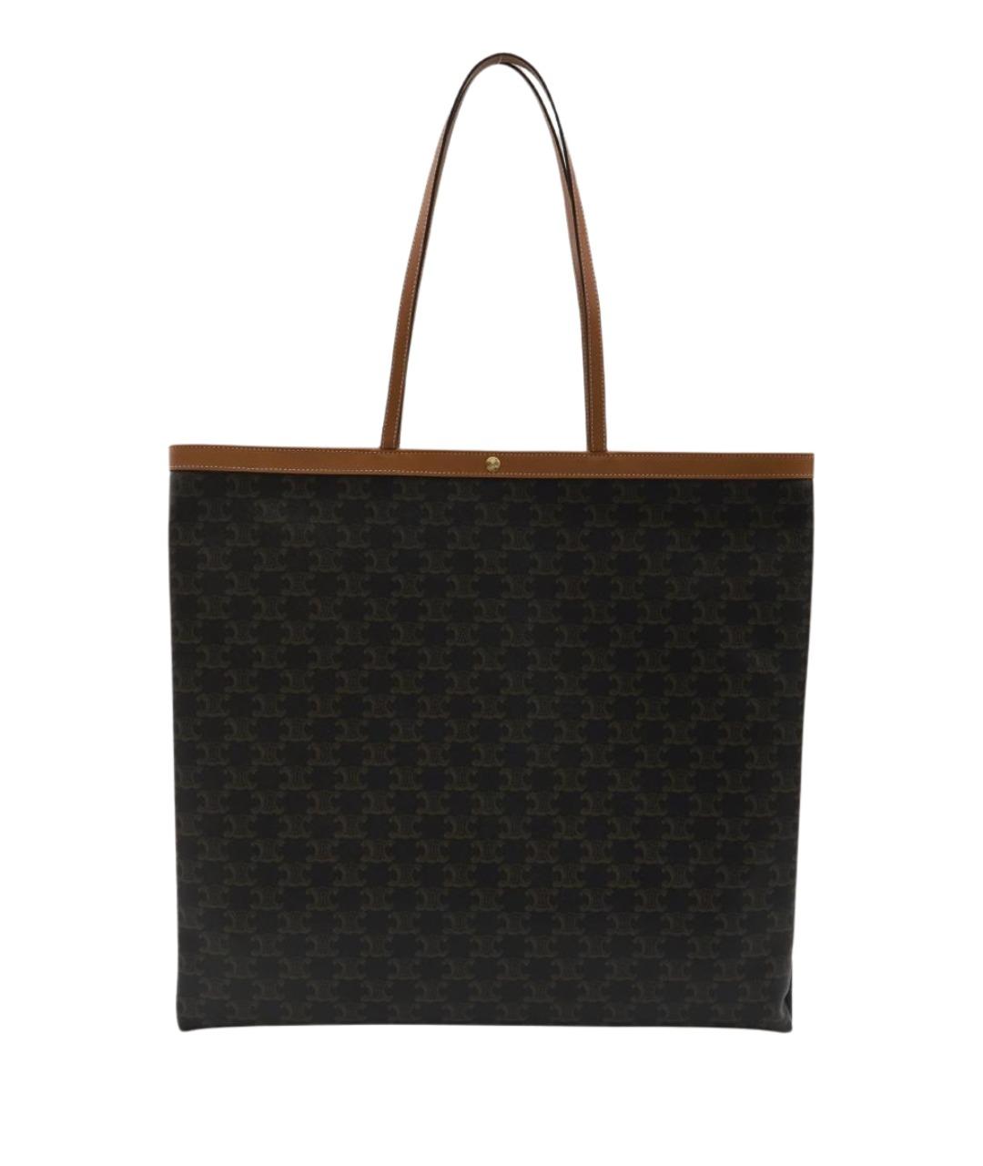 CELINE Коричневая сумка тоут, фото 1