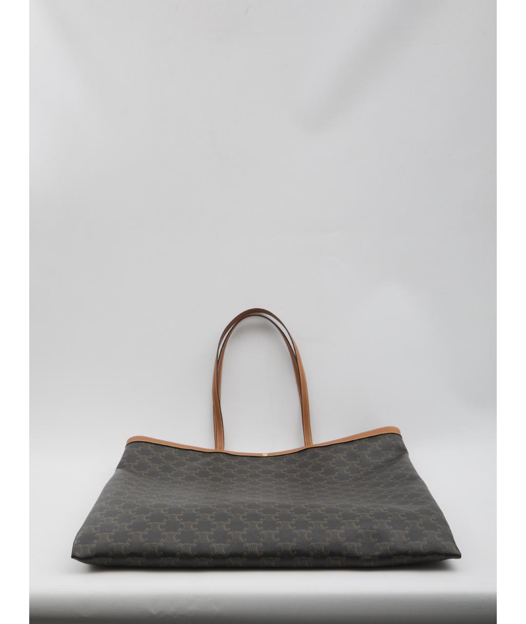 CELINE Коричневая сумка тоут, фото 3