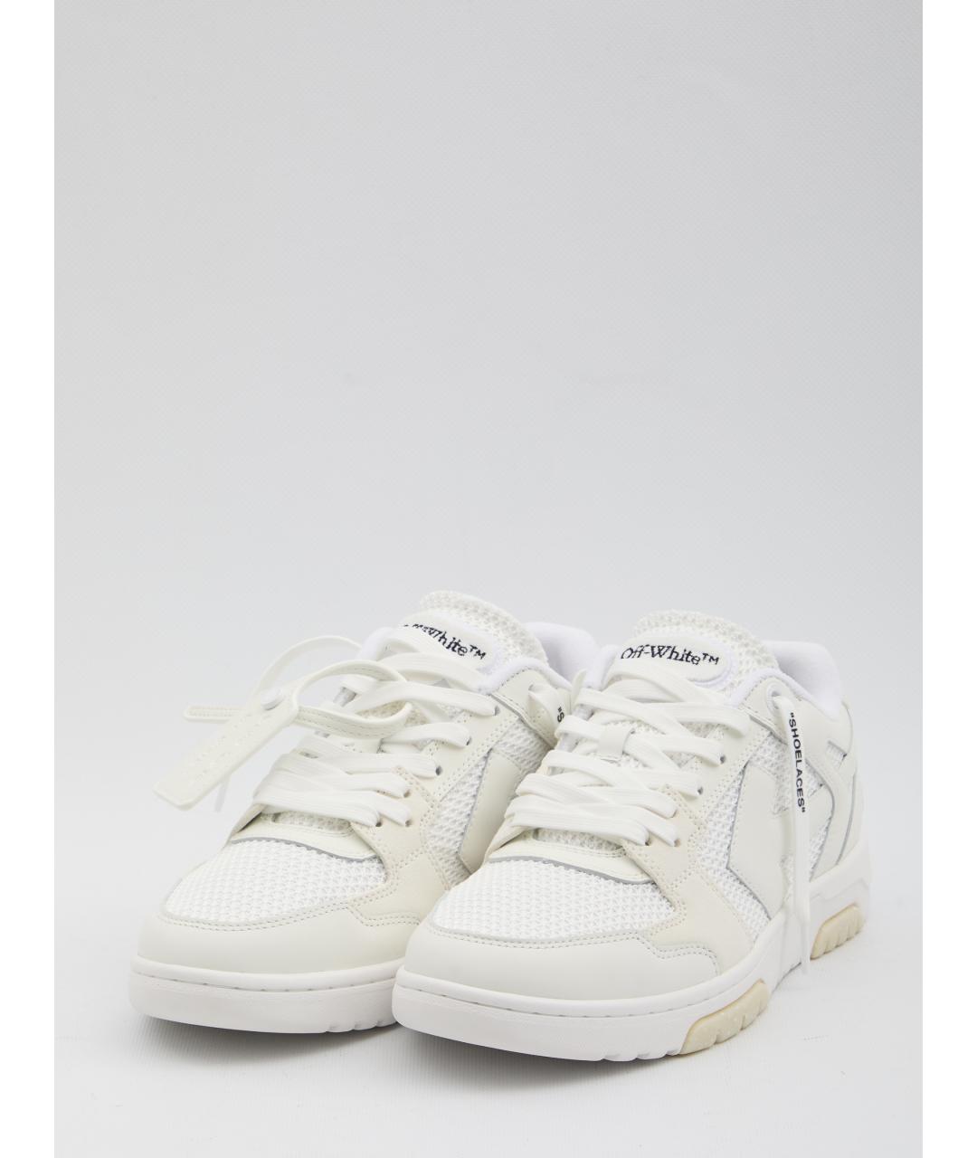 OFF-WHITE Белые низкие кроссовки / кеды, фото 2