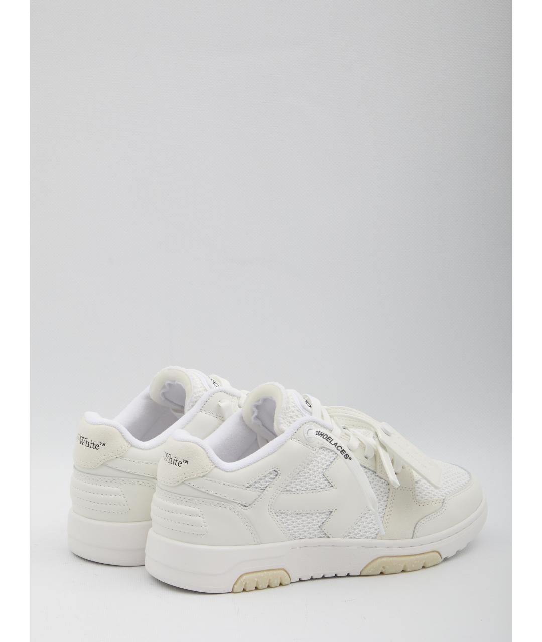 OFF-WHITE Белые низкие кроссовки / кеды, фото 3