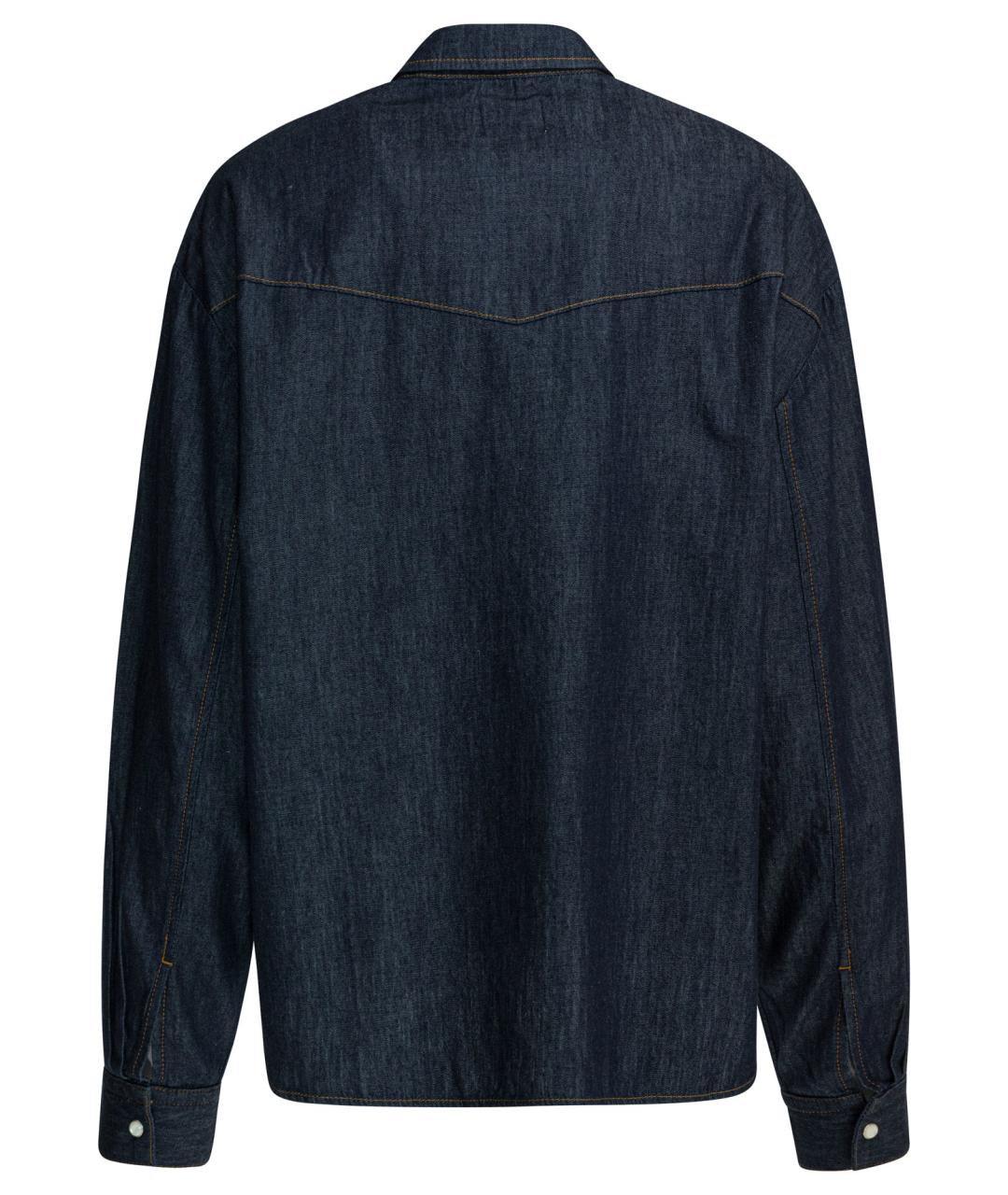 KHAITE Темно-синяя хлопковая куртка, фото 2