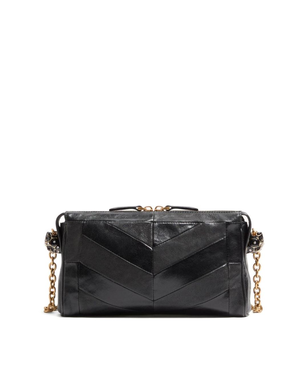 VALENTINO Черная кожаная сумка через плечо, фото 3