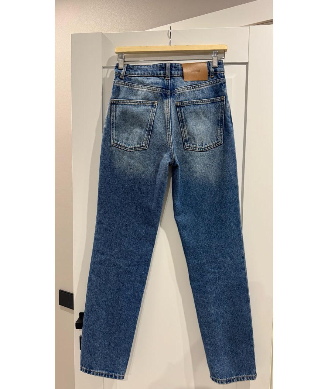 12 STOREEZ Синие прямые джинсы, фото 2