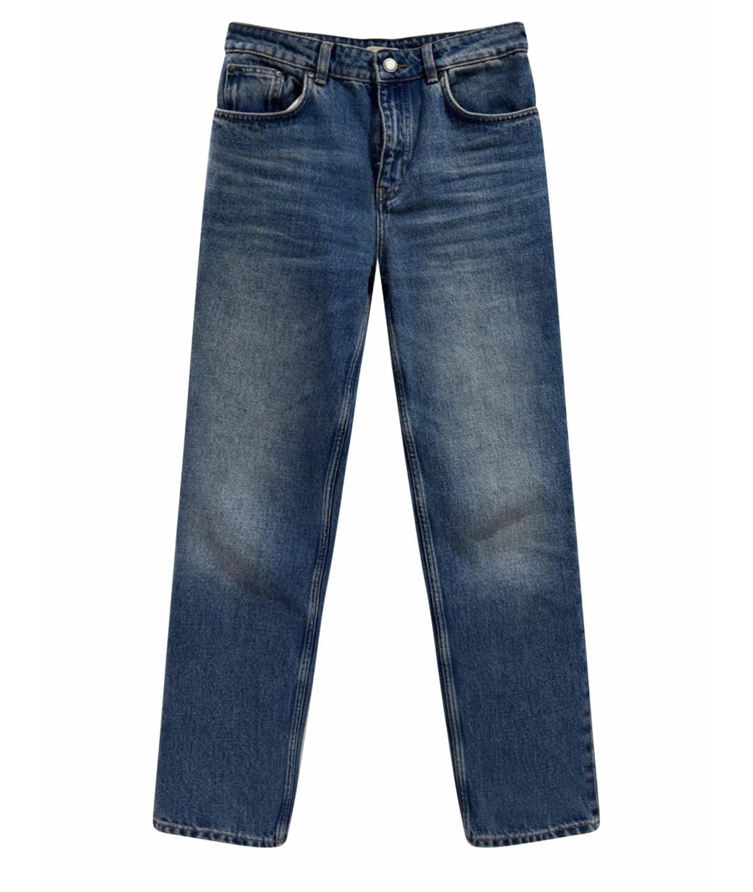 12 STOREEZ Синие прямые джинсы, фото 6