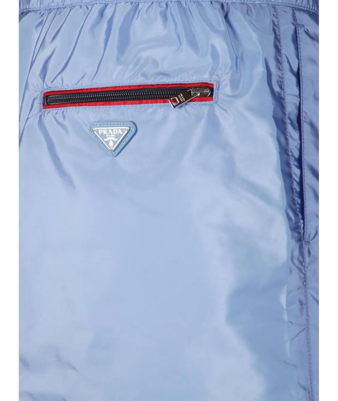 PRADA Синие полиамидовые плавки, фото 3