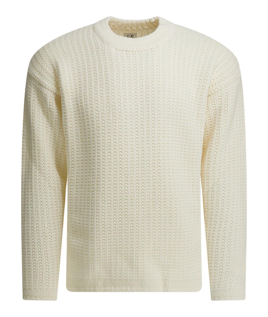CP COMPANY Белый шерстяной джемпер / свитер, фото 1