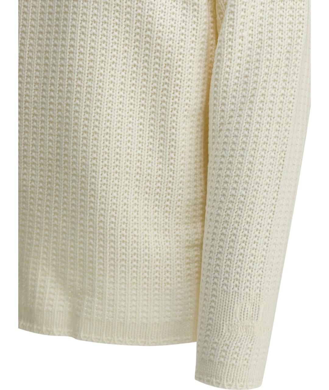 CP COMPANY Белый шерстяной джемпер / свитер, фото 4