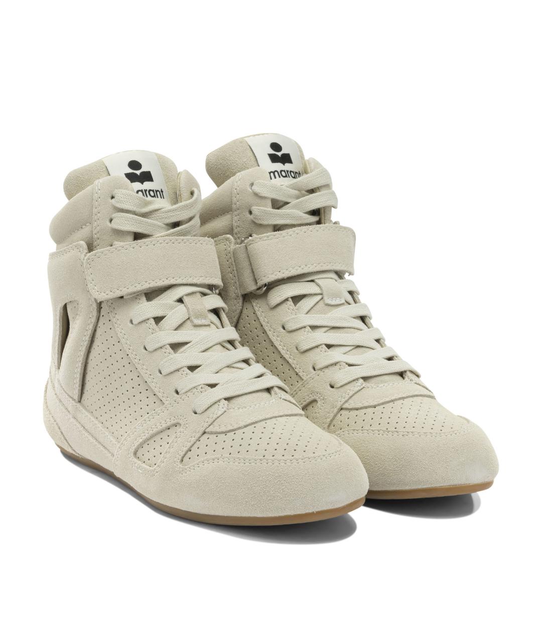 ISABEL MARANT Белые кожаные кроссовки, фото 2