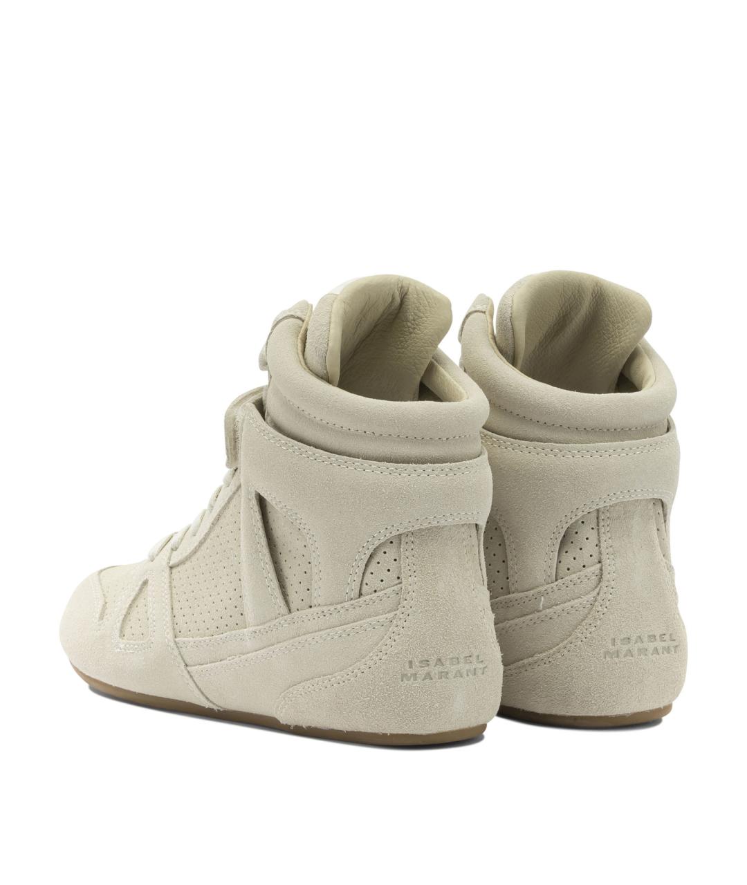 ISABEL MARANT Белые кожаные кроссовки, фото 4