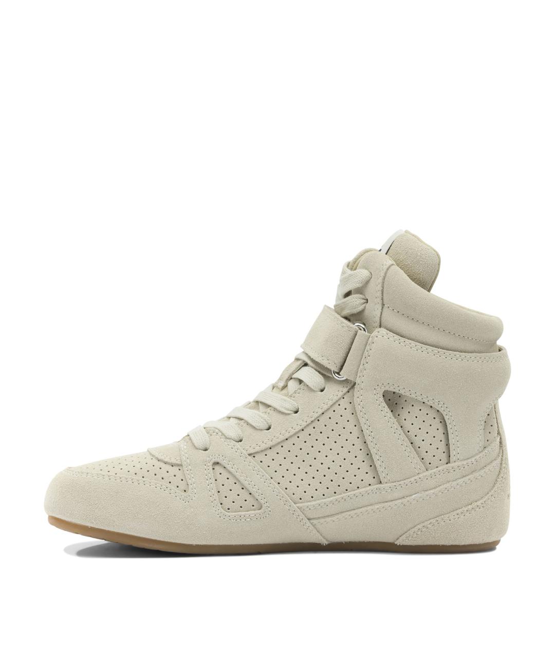 ISABEL MARANT Белые кожаные кроссовки, фото 3