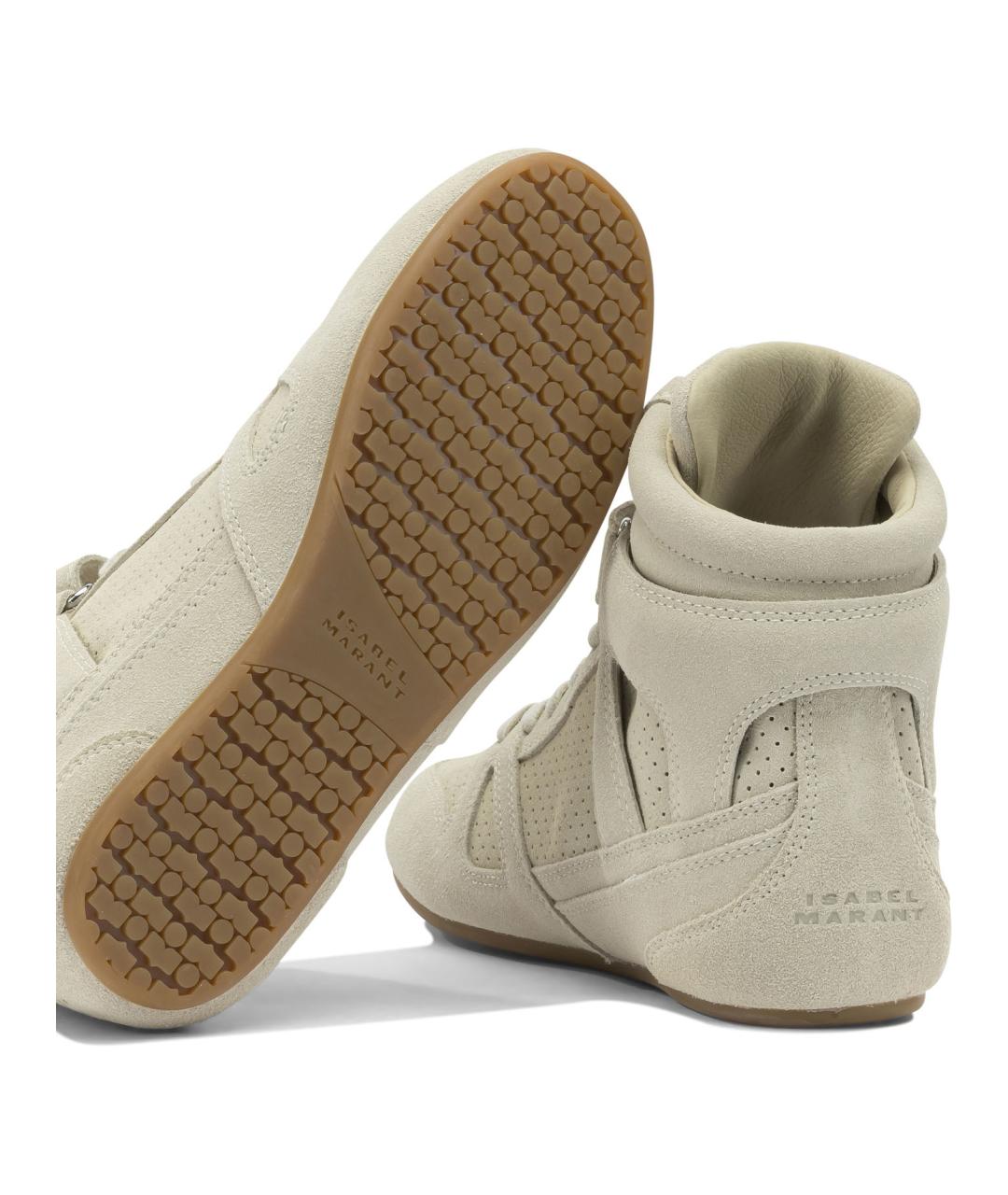 ISABEL MARANT Белые кожаные кроссовки, фото 5