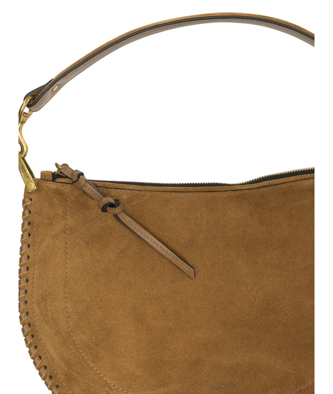 ISABEL MARANT Коричневая замшевая сумка через плечо, фото 4