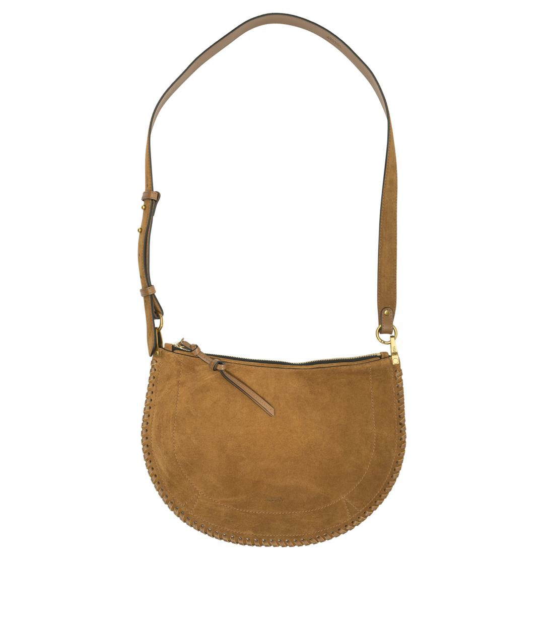 ISABEL MARANT Коричневая замшевая сумка через плечо, фото 2