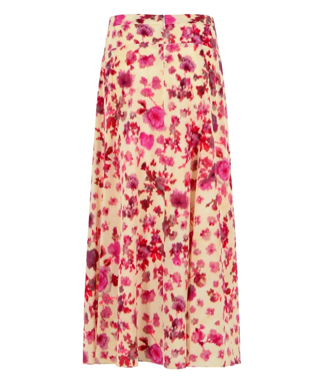 ISABEL MARANT Мульти шелковая юбка миди, фото 2