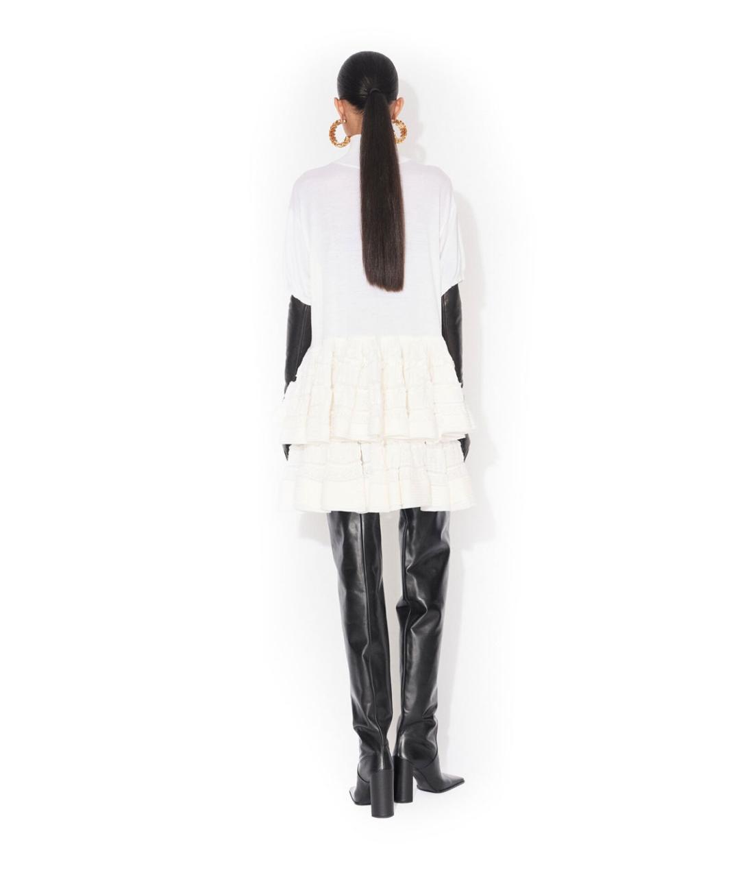 ALAIA Белая шерстяная футболка, фото 4