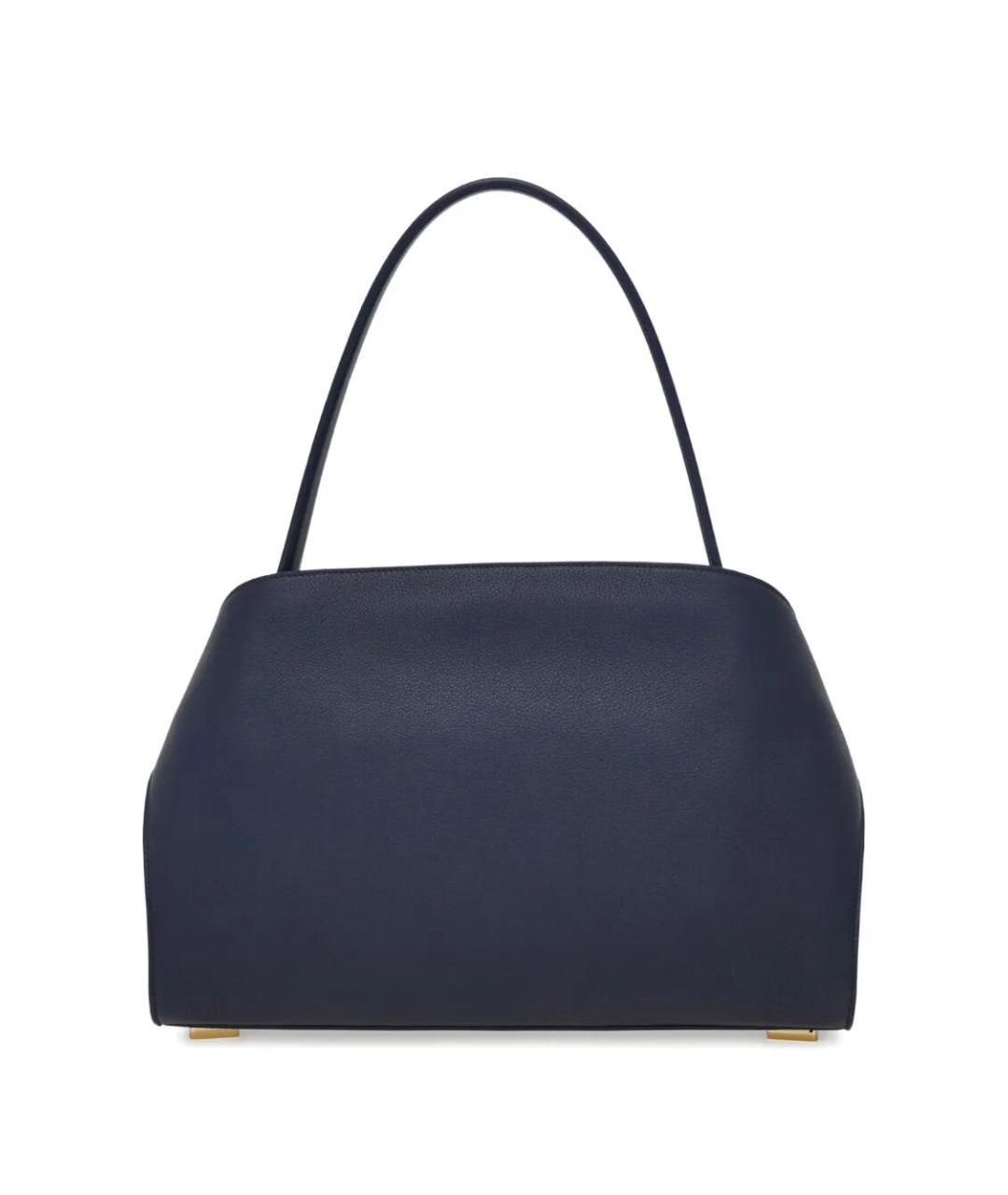 FERRAGAMO Синяя кожаная сумка через плечо, фото 3